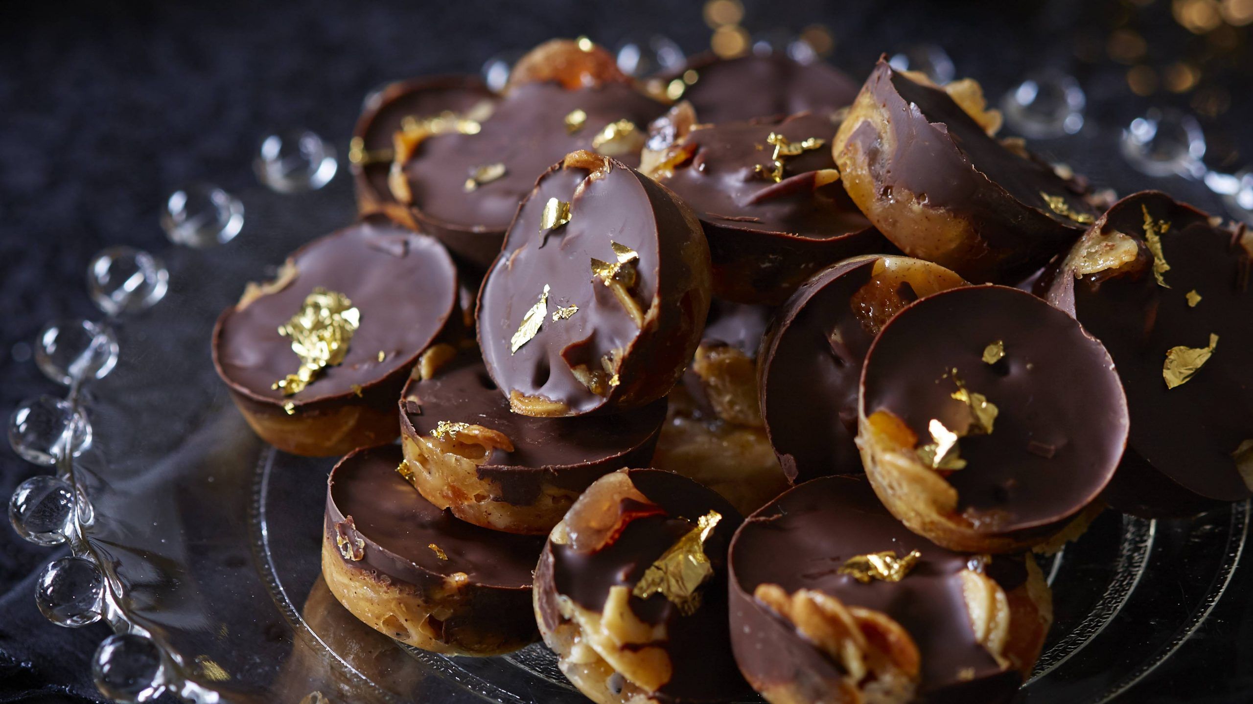 Orange, cherry and almond florentine bites recipe