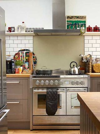 Victorian terraced home kitchen