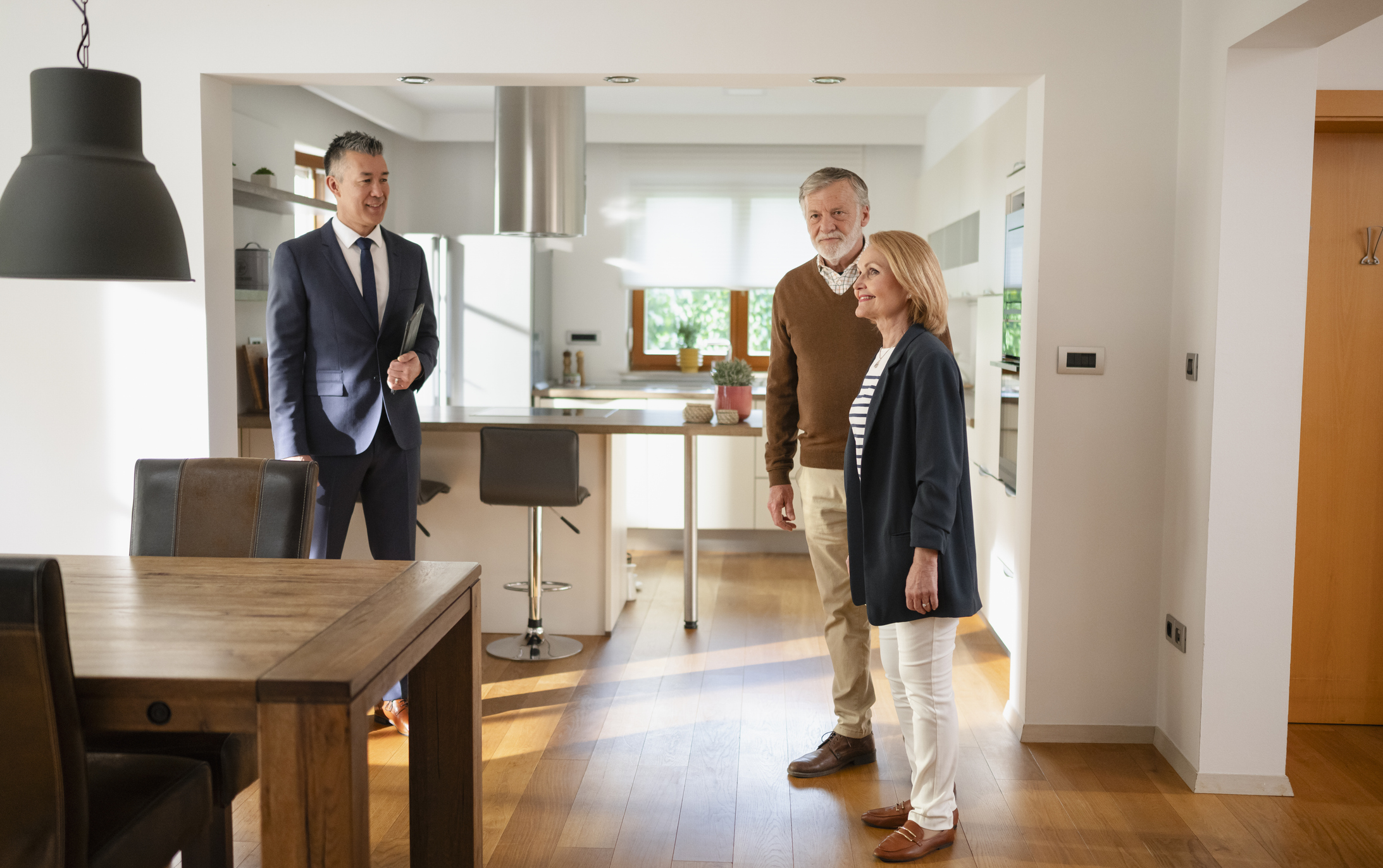 Couple renting a condo