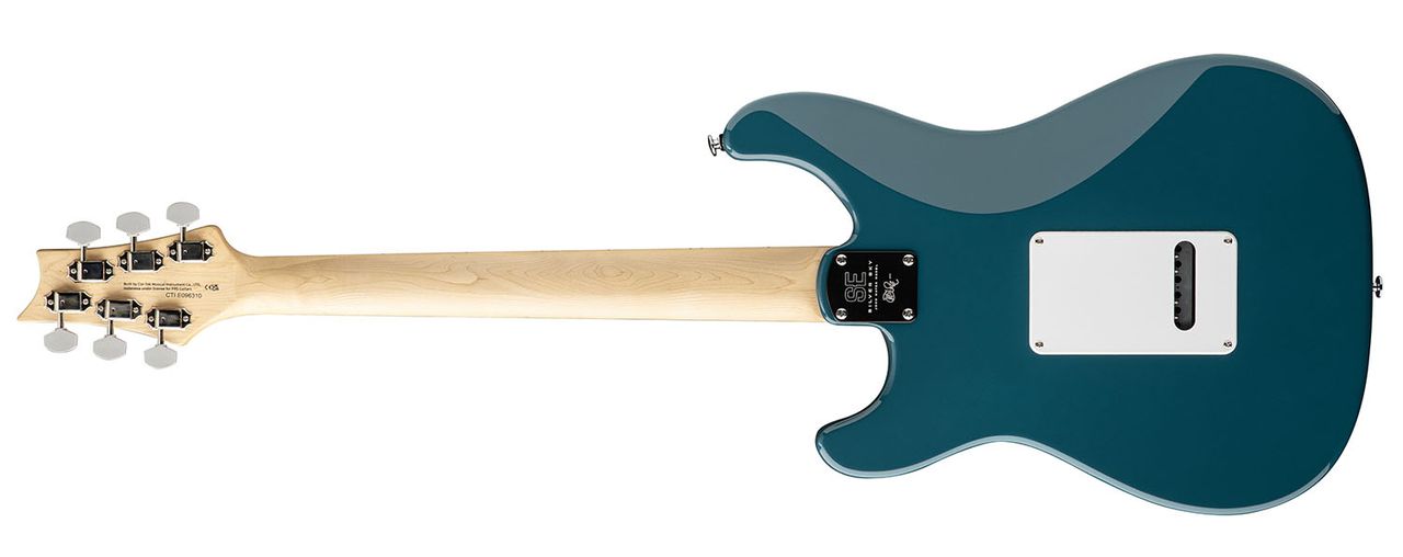 PRS SE Silver Sky Maple in Nylon Blue