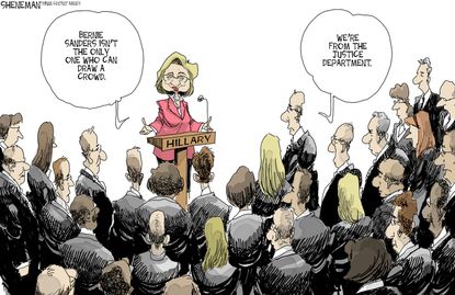 Political cartoon Hillary Clinton Investigation