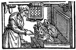 Witch Woodcut