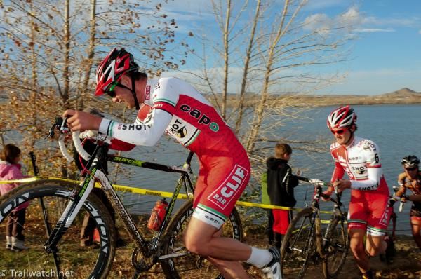 Troy Wells (Clif Bar) with one lap to go