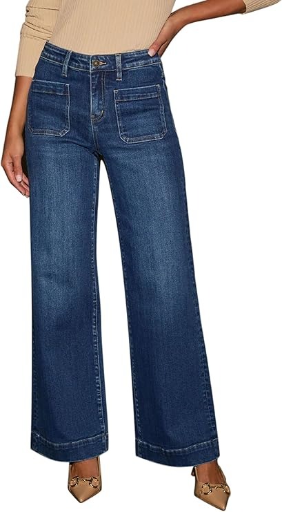 Yewfirm, Wide Leg Jeans 