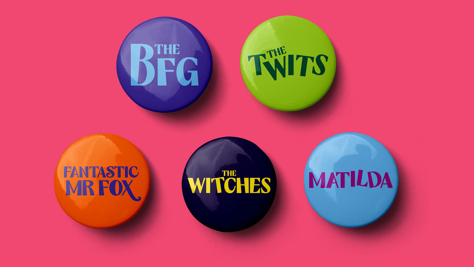 Roald Dahl pins