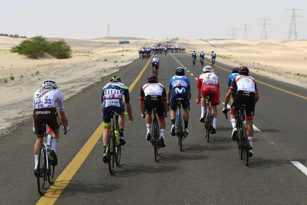 It was hard at the back at the UAE Tour