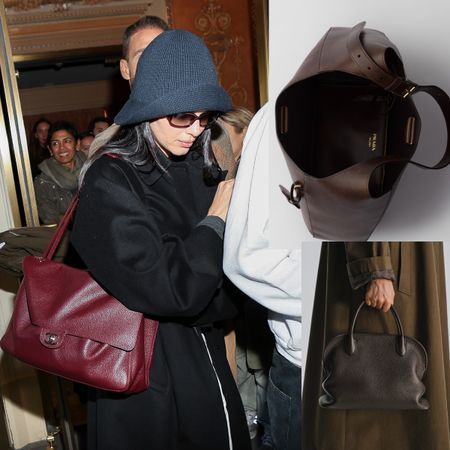 Getty Images, Kendall Jenner, Prada, The Row slouchy handbags
