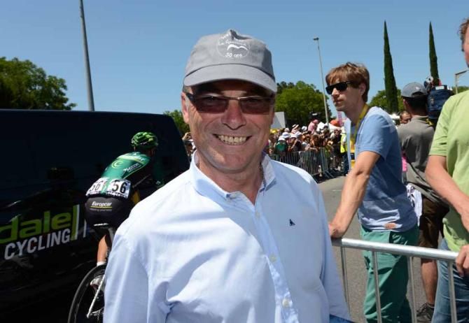Bernard Hinault remains a visible presence at the Tour de France.