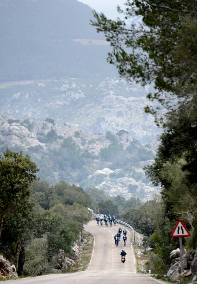 Mallorca is the perfect training ground for Team Sky during the winter