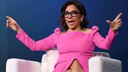 Linda Yaccarino, CEO of X Corp., formerly Twitter, speaks during a keynote at the Consumer Electronics Show (CES) in Las Vegas, Nevada, on January 7, 2025.