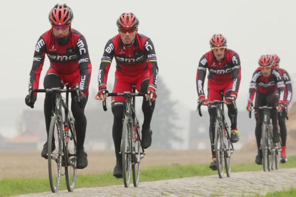 The BMC team wil lbe QuickStep's main challengers on Sunday