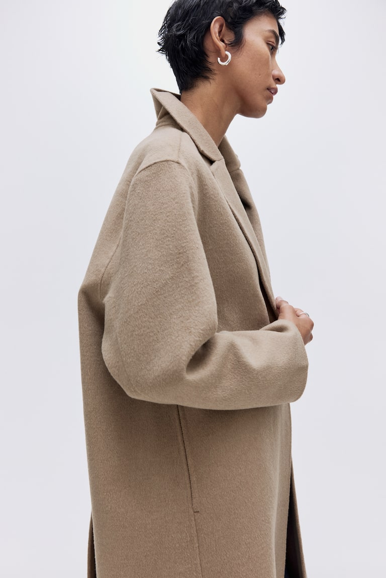 Handmade Wool-Blend Coat