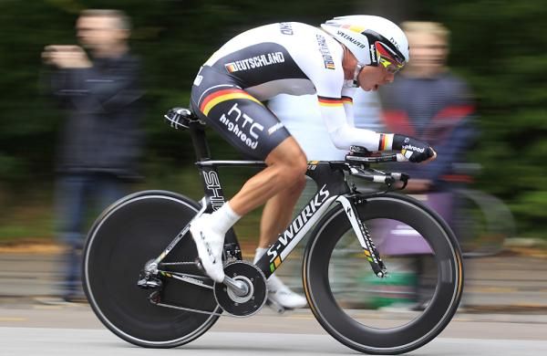 Tony Martin flew through the Copenhagen course to his first world time trial title.