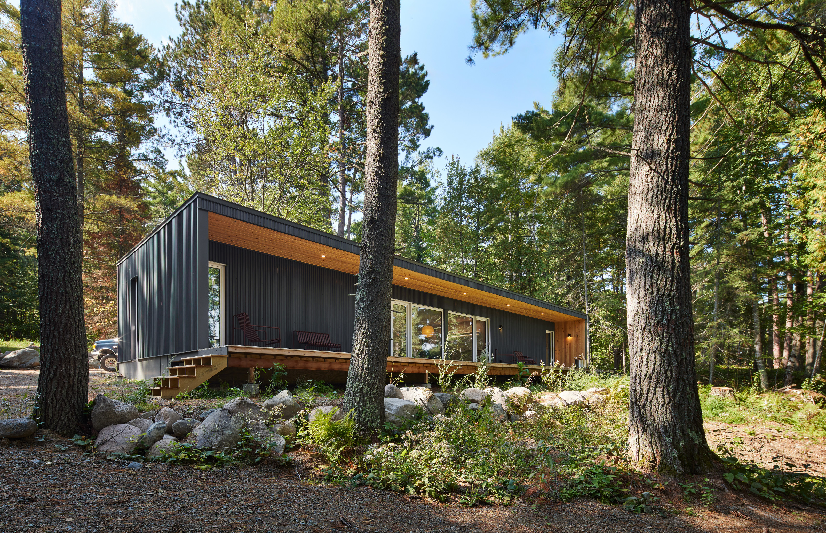 Lake Cabin, a modern cabin in Minnesota, Snow Kreilich Architects