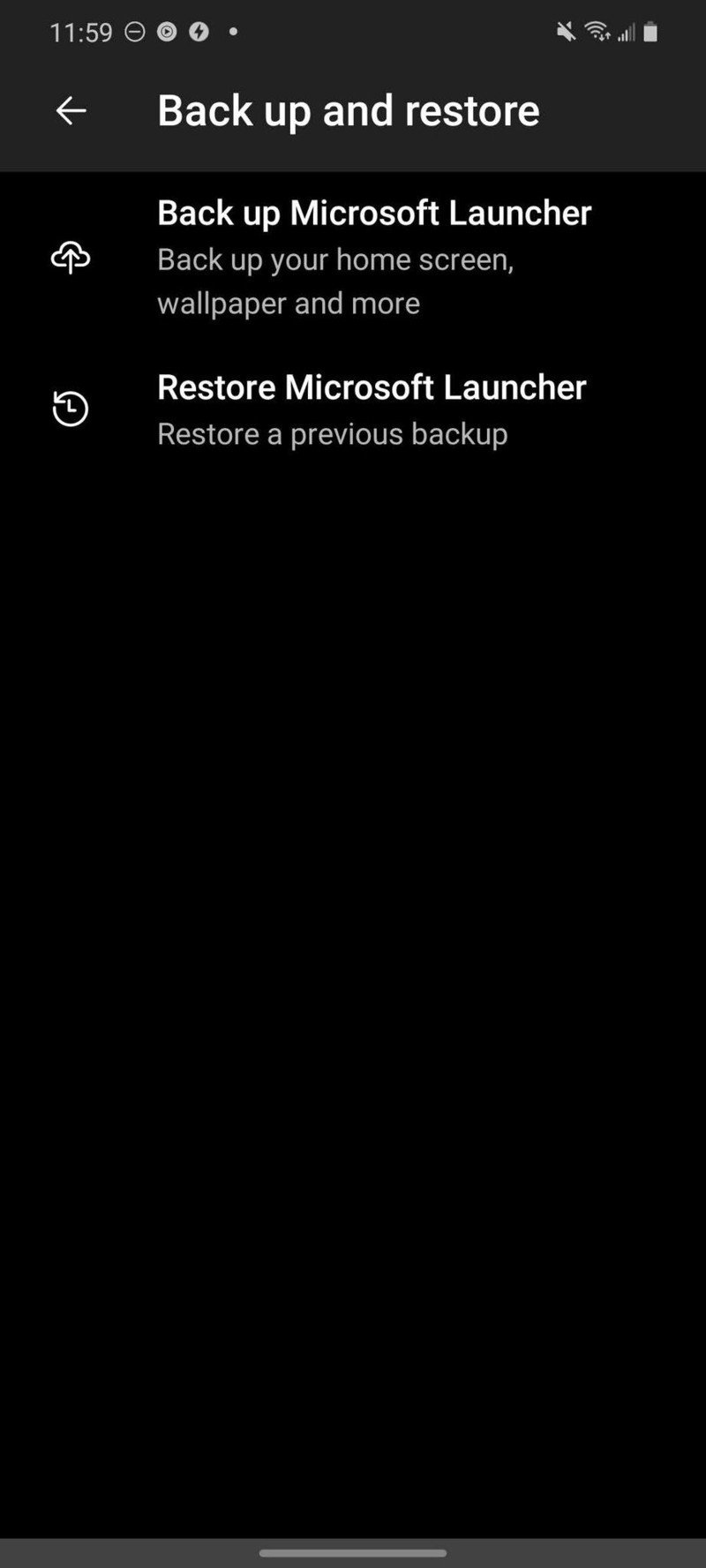 How To Backup Microsoft Launcher