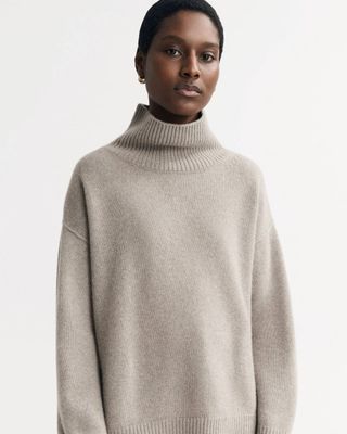 soft goat, Boyfriend Turtleneck