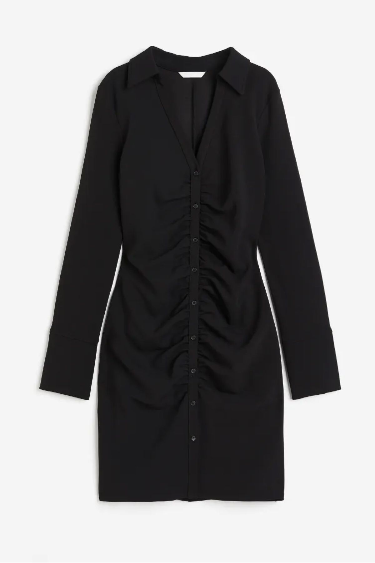 H&M Draped Shirt Dress