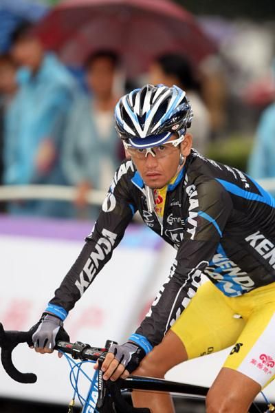 Race leader Muradjan Halmuratov (Giant Kenda Cycling Team)