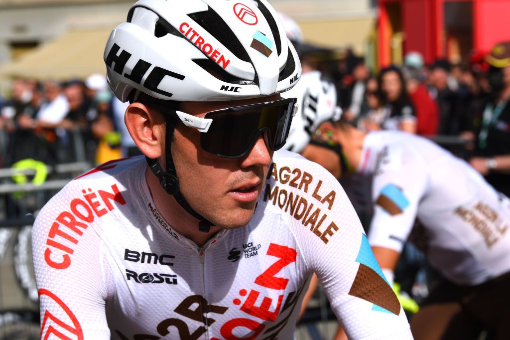 ZINAL VAL DANNIVIERS SWITZERLAND APRIL 30 Ben Alexander Oconnor of Australia and AG2R Citroen Team during the team presentation prior to the 75th Tour De Romandie 2022 Stage 4 a 1801km stage from Aigle to Zinal Val dAnniviers 1664m TDR2022 on April 30 2022 in Zinal Val dAnniviers Switzerland Photo by Dario BelingheriGetty Images