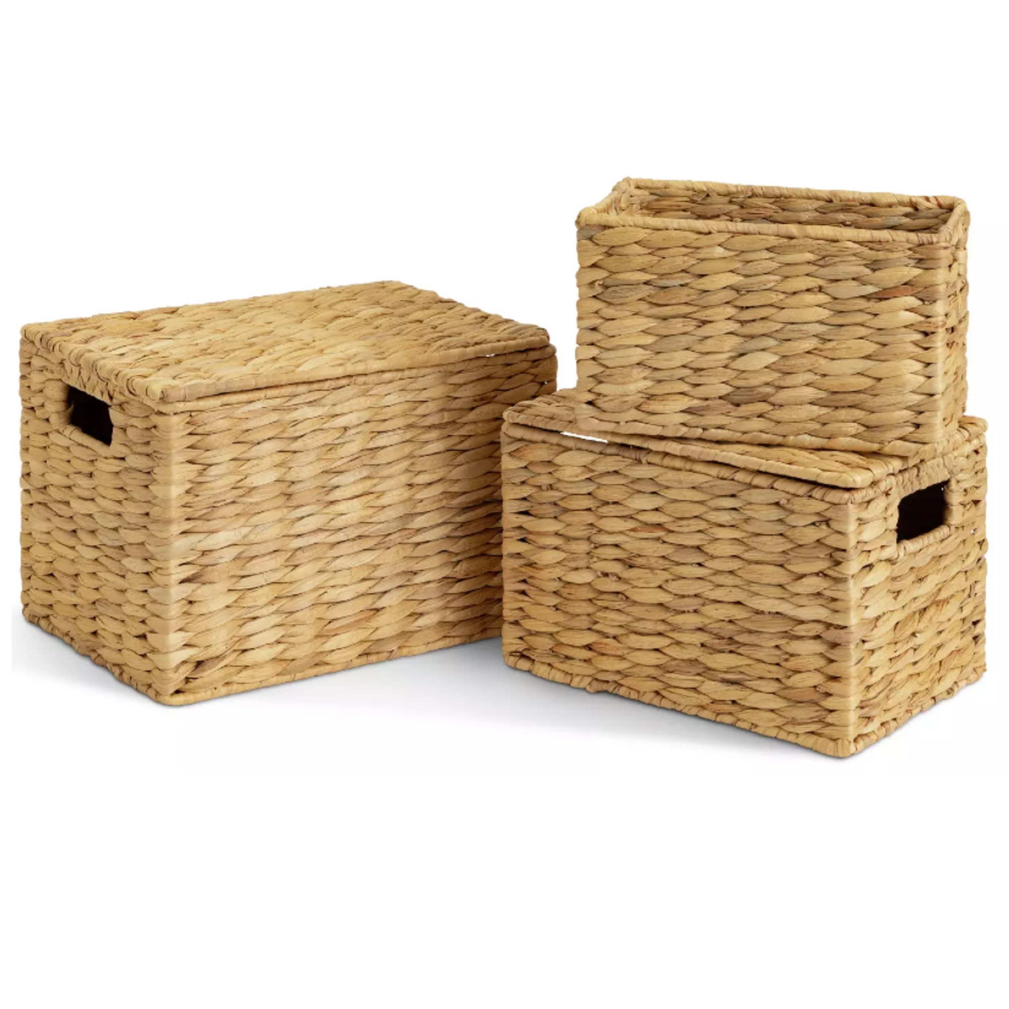Habitat Pack of 3 Water Hyacinth Storage boxes