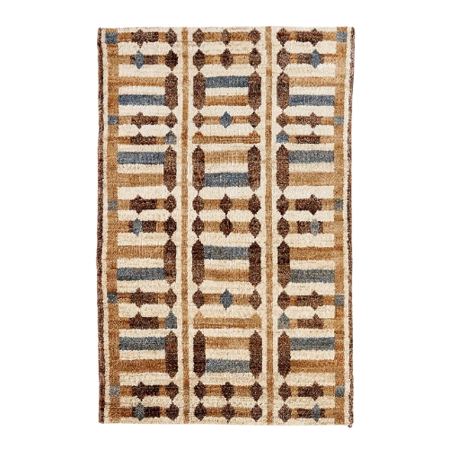 Anthropologie, Jute Hand-Knotted Geometric Rug