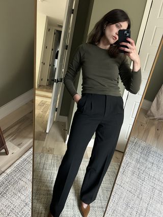 Aritzia Homestretch Crew Longsleeve