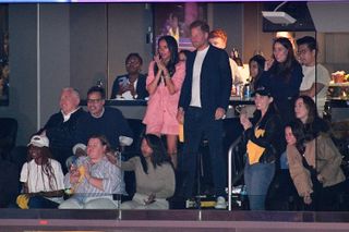 Meghan Markle at a Lakers game