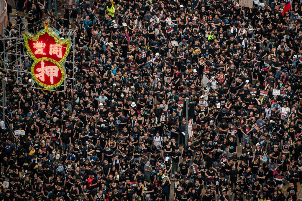 Hong Kong protests.