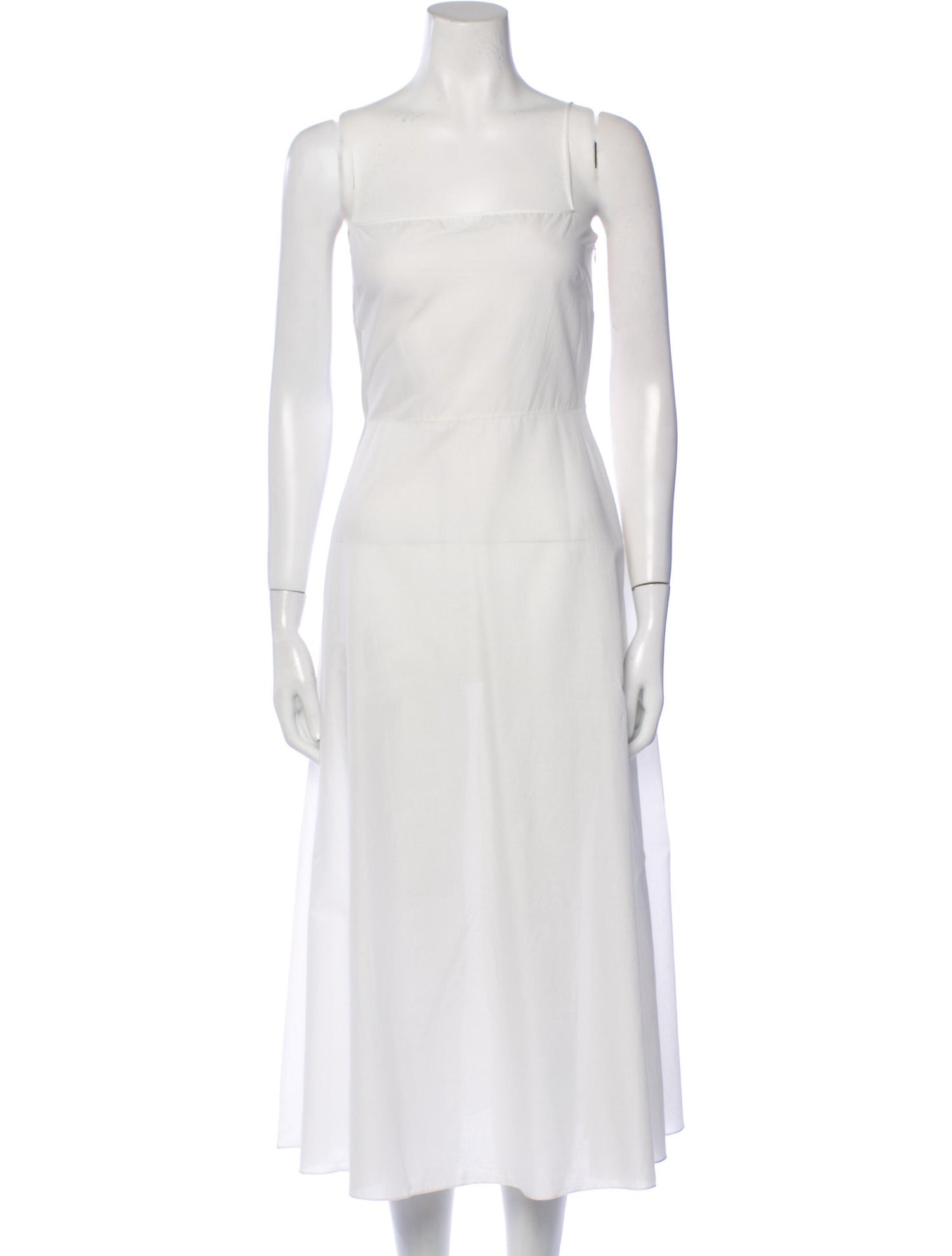 CHRISTIAN DIOR Square Neckline Midi Length Dress Size: XS