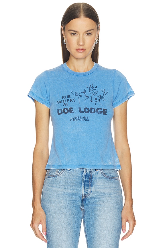 Rub Antlers Burnout Vintage Tee