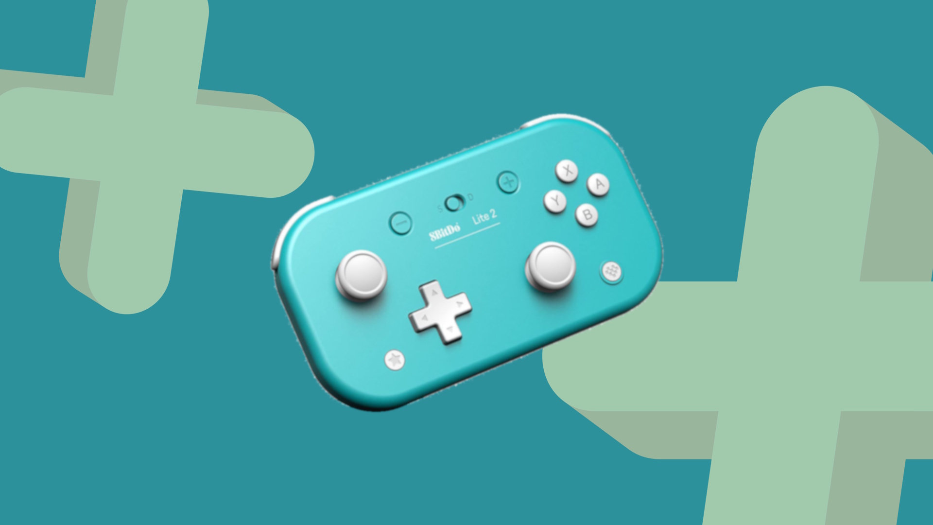 8BitDo Lite 2 Bluetooth gamepad with GamesRadar+ deals branding