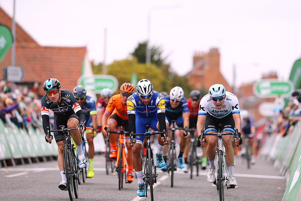 Fernando Gaviria wins stage 4 at the Tour of Britain