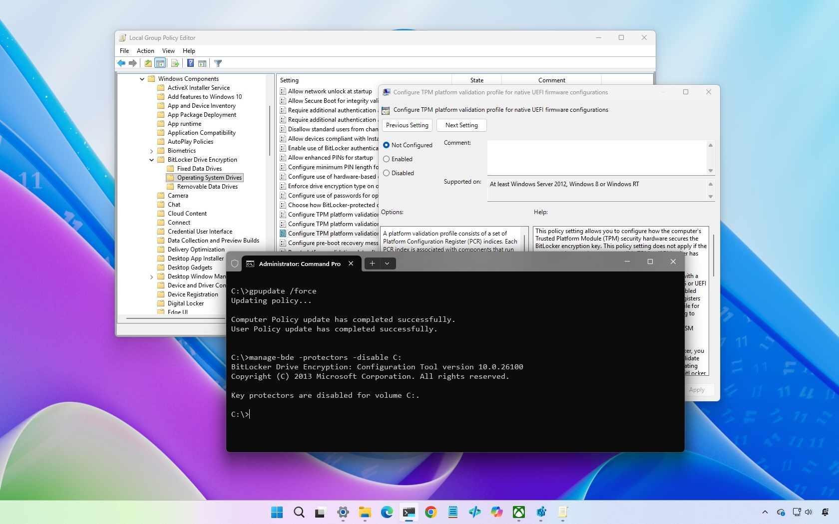 Windows 11 April 2026 fix BitLocker