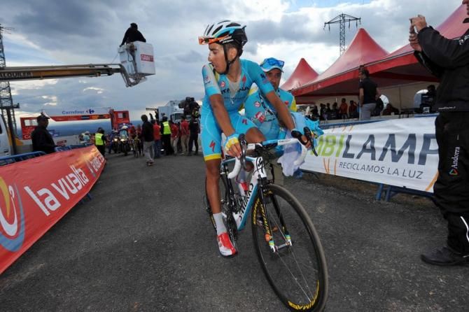 Fabio Aru (Astana) is in sixth place overall after stage 14