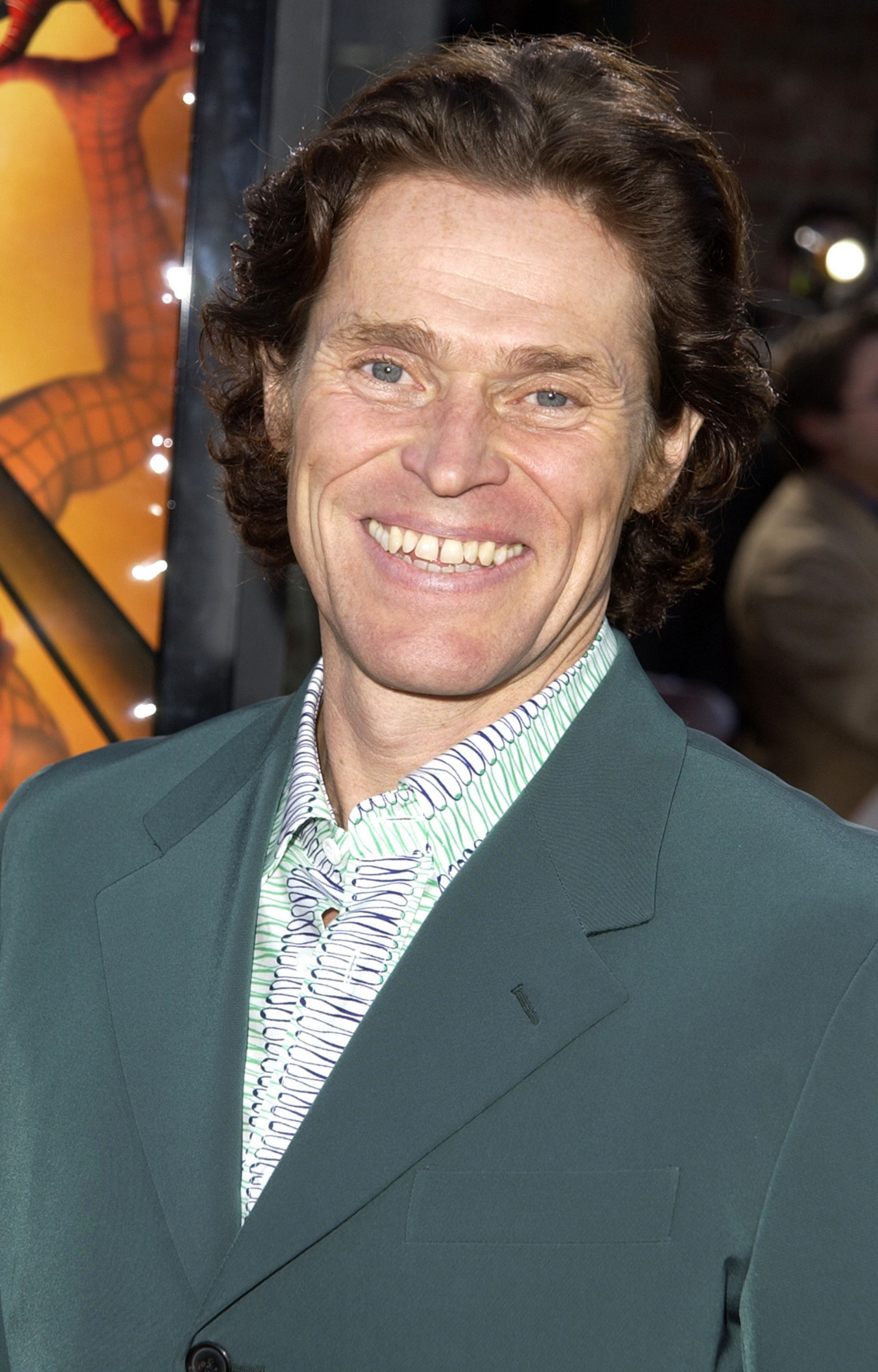 Willem Dafoe at the premiere of Spider-man