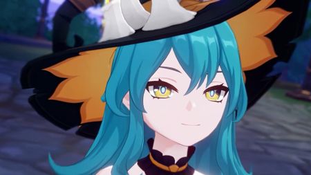 Genshin Impact Miliastra Wonderland Manekina character in witch outfit