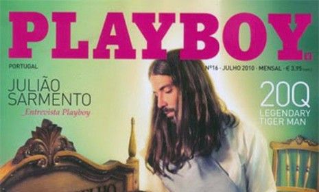 The PG portion of the Playboy cover.