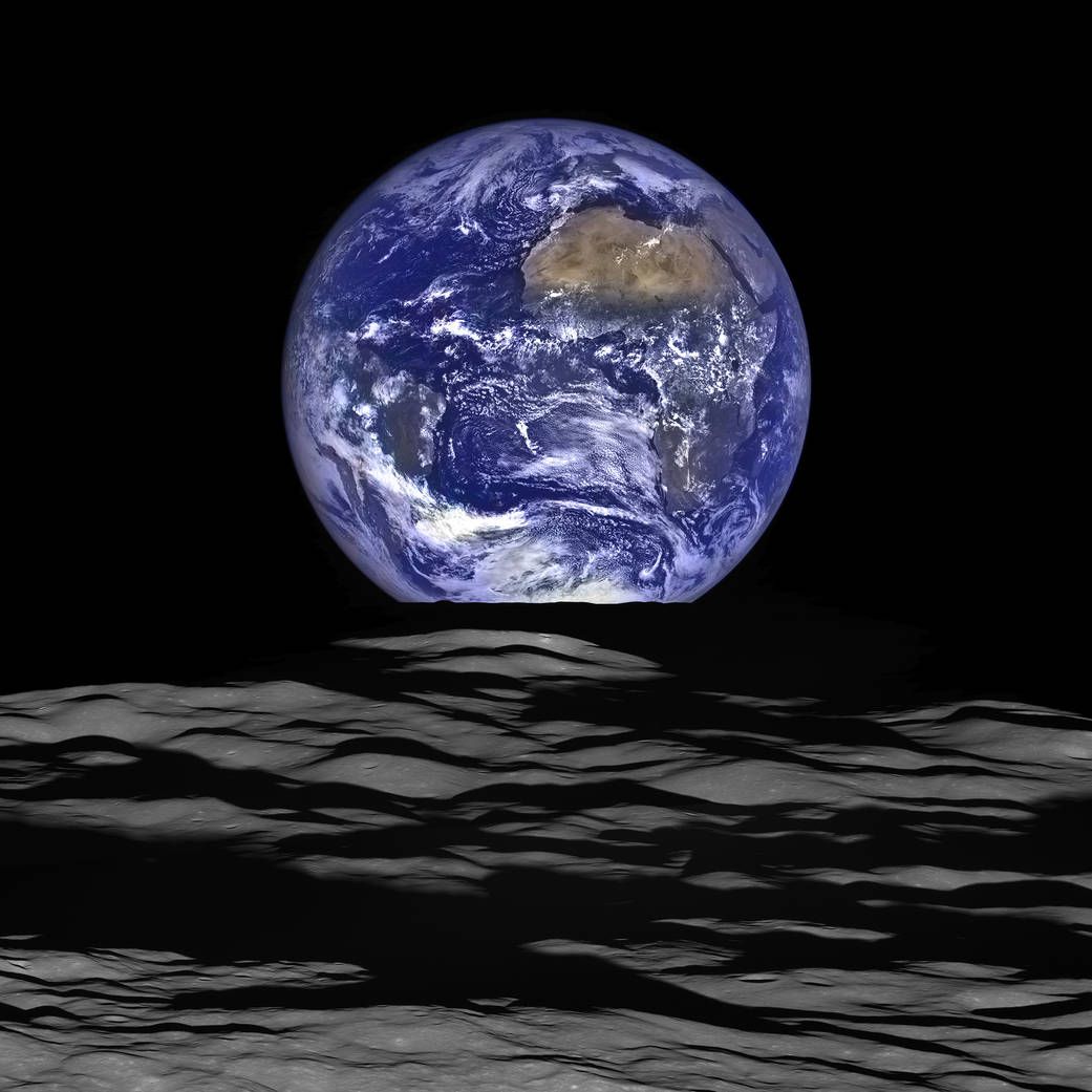 A gorgeous shot of Earth with the moon in the foreground, captured on Oct. 12, 2015 by NASA's Lunar Reconnaissance Orbiter spacecraft.