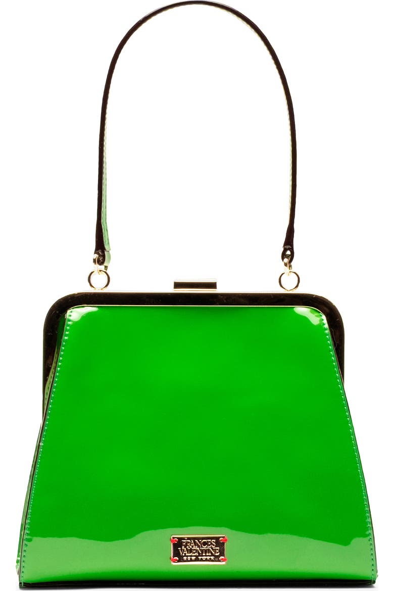 Lulu Leather Frame Clutch