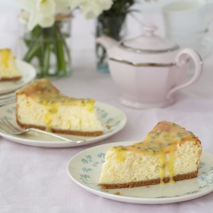 Mary Berry's Passion Fruit and Lemon Cheesecake