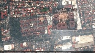 Another WorldView-2 image of Mexico City a day after the magnitude-7.1 quake of Sept. 19, 2017.