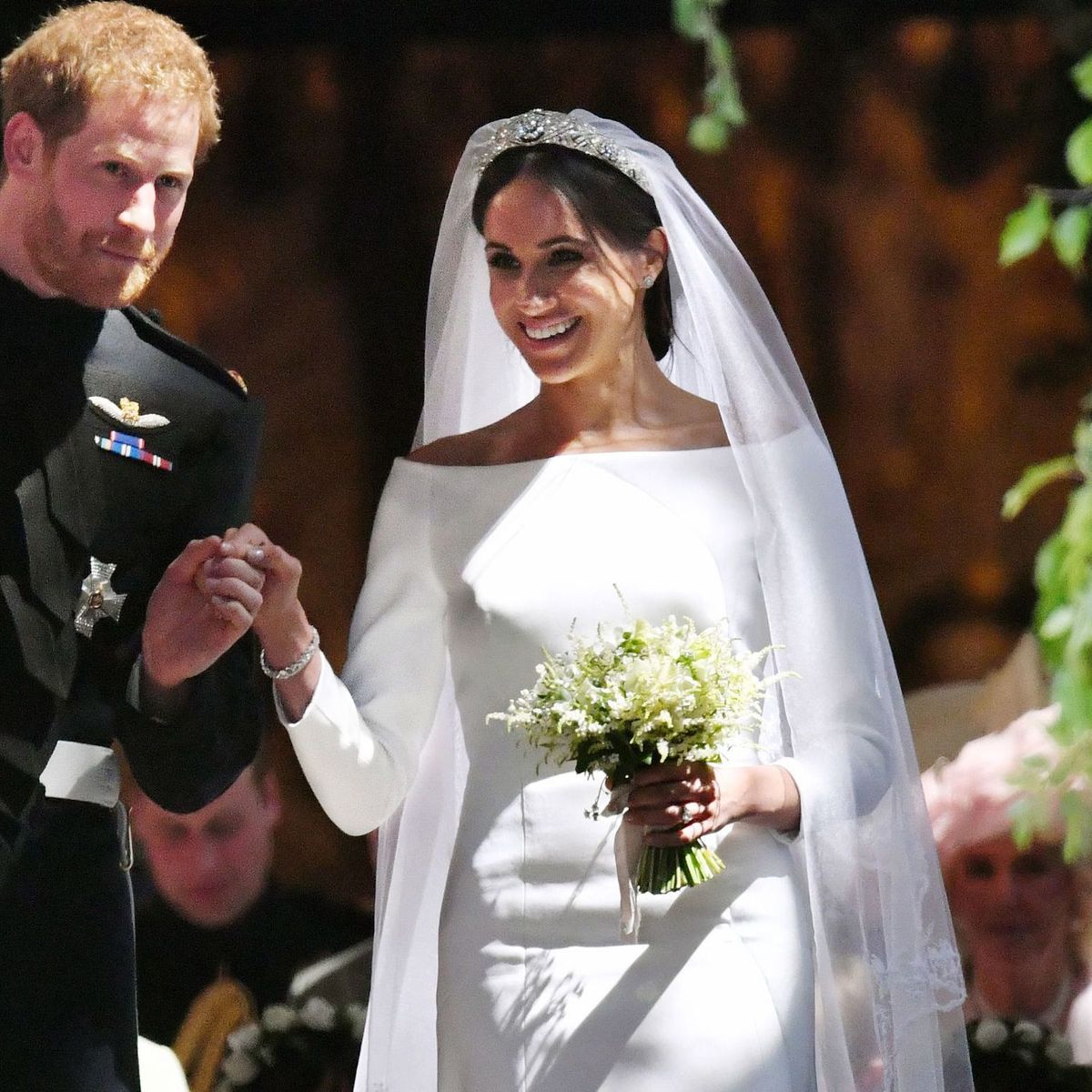 Meghan Markle's Wedding Bouquet Came Courtesy of a Mystery Woman in ...