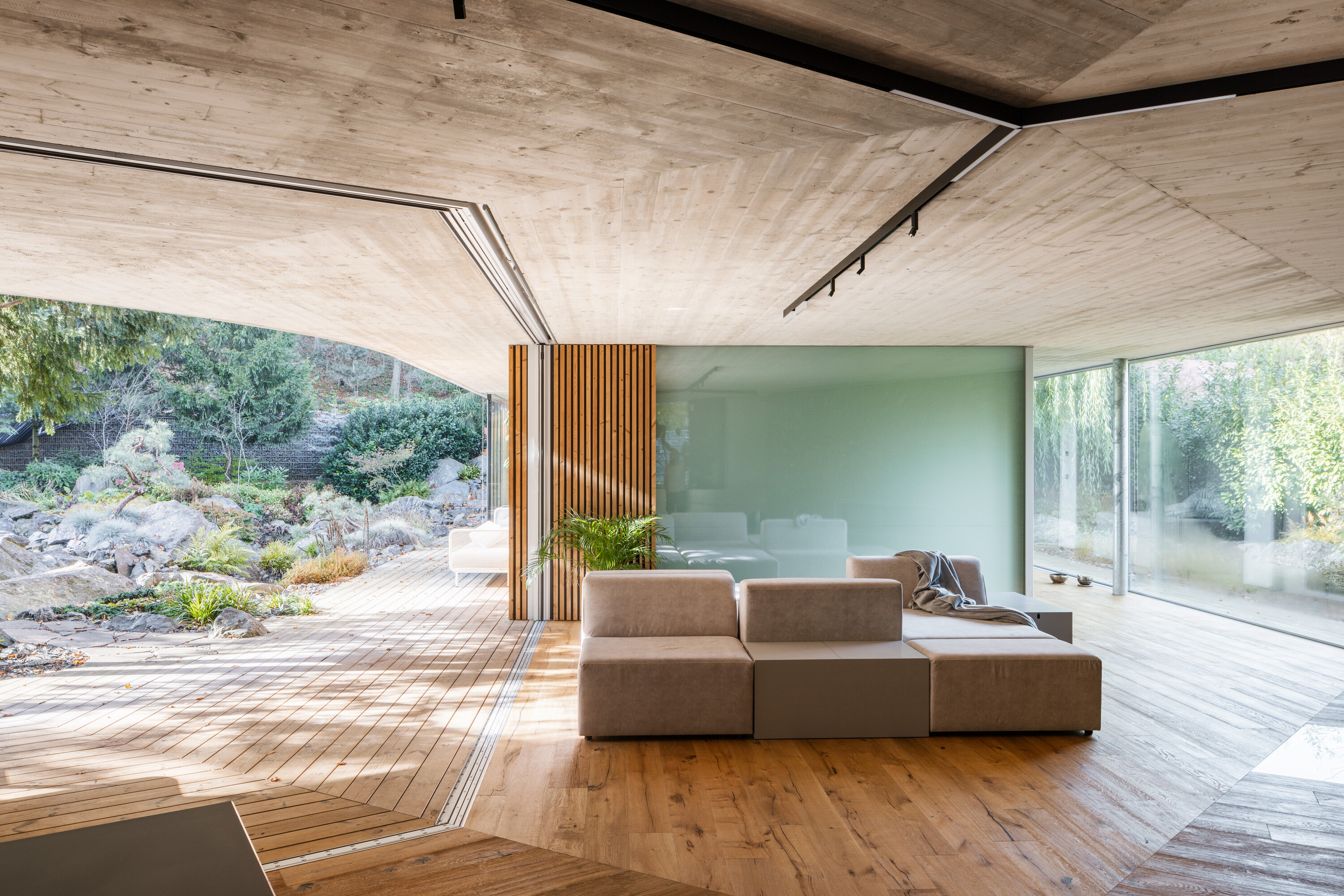 The living spaces are at the heart of the house