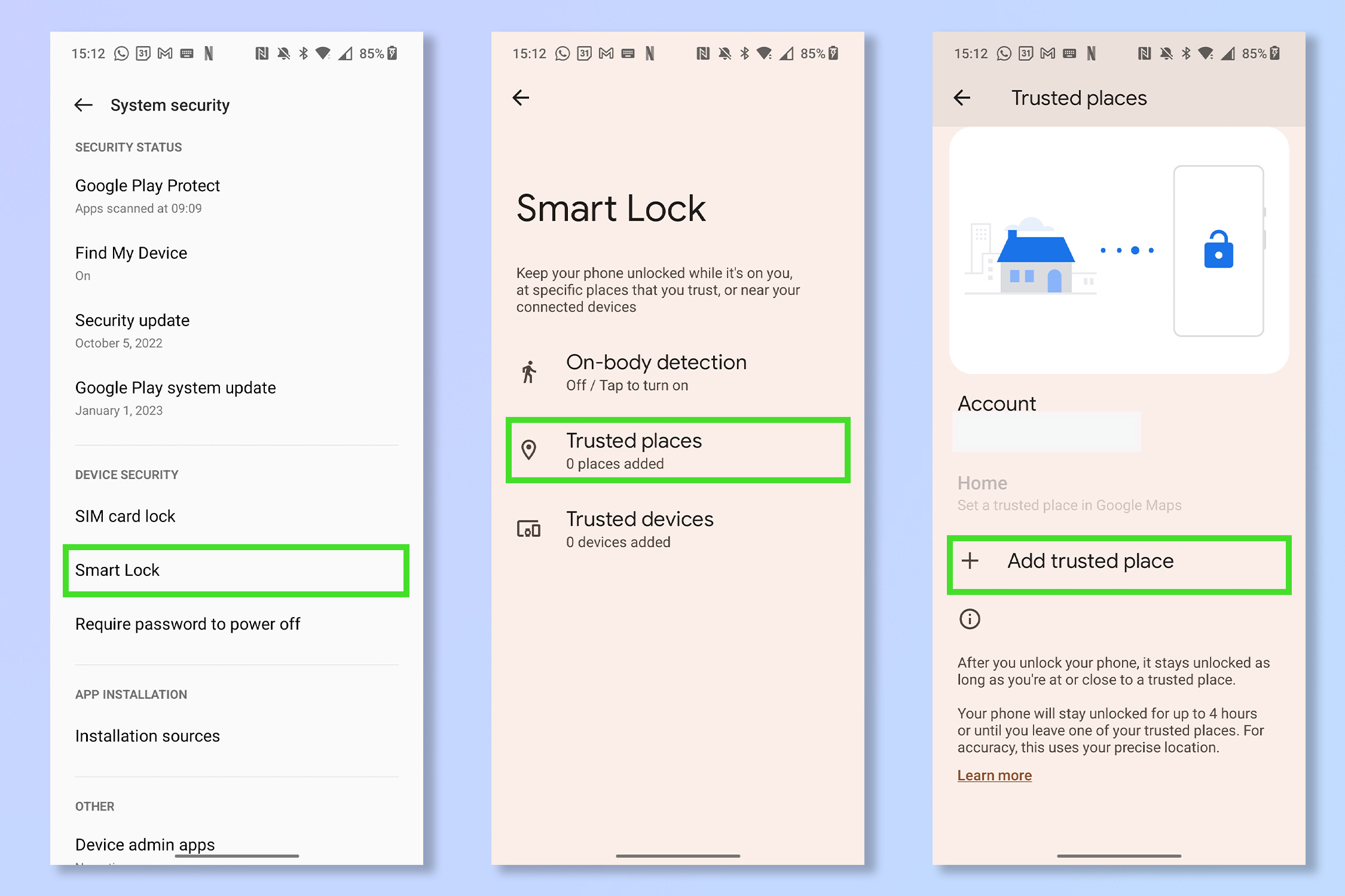Как использовать Smart Lock на Android