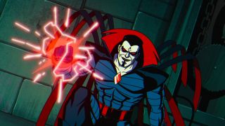 Mister Sinister about to shoot energy blast in X-Men '97