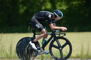 Edvald Boasson Hagen (Sky) put in a solid ride against the clock