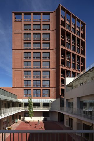 hackney primary school and affordable housing, part of the 2022 RIBA Stirling Prize Shortlist