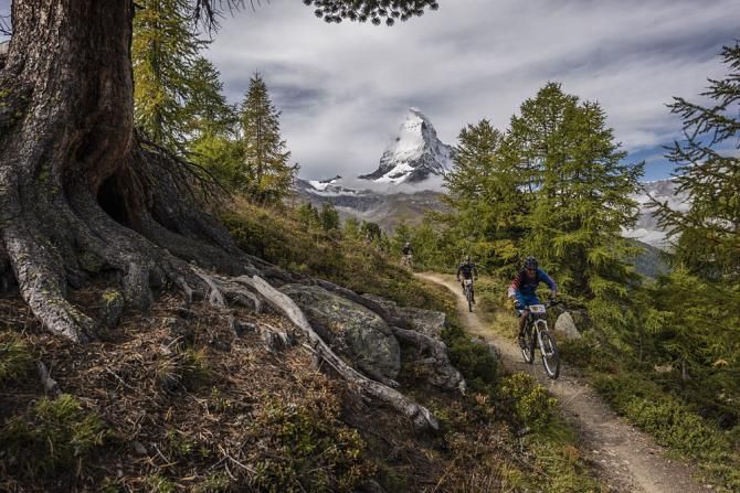 The views were spectacular during the Swiss Epic