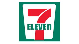 Seven Eleven Logo with the top part of the seven coloured in the wrong colour
