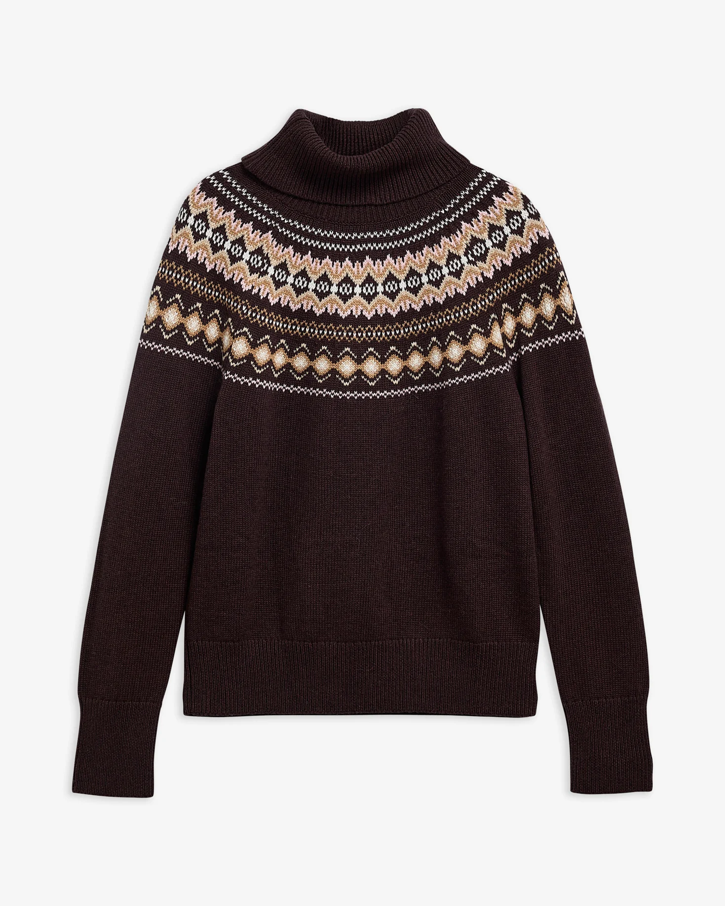 Darwen Fairisle Rollneck Jumper